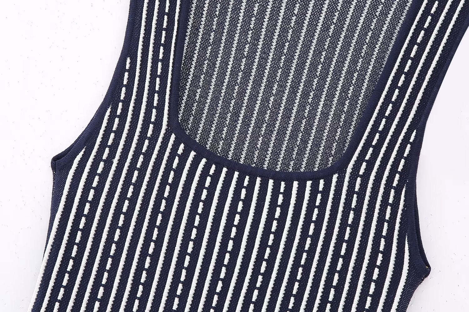 Striped Knit Mini Dress - Kelly Obi New York