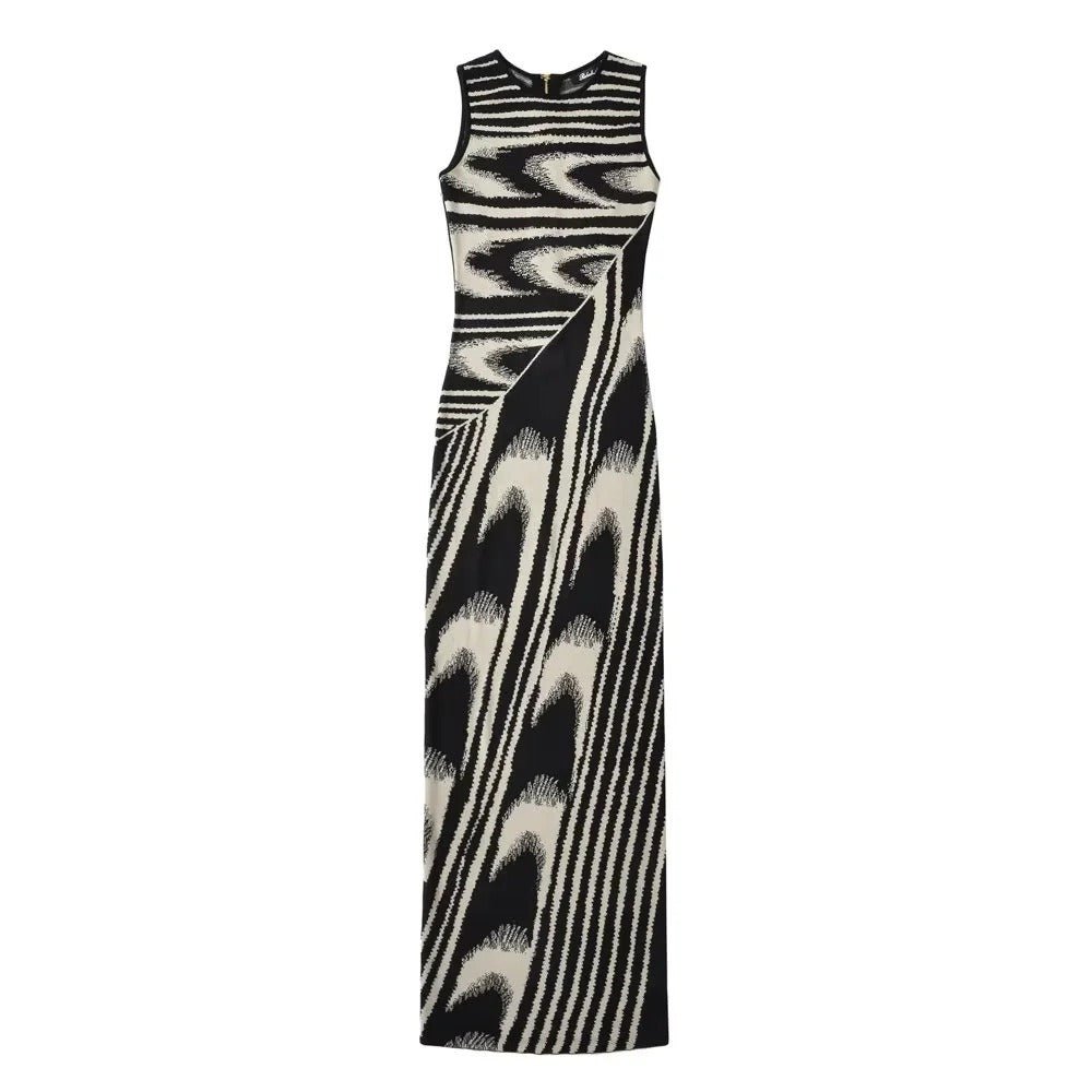 Swirls Knit Dress - Kelly Obi New York