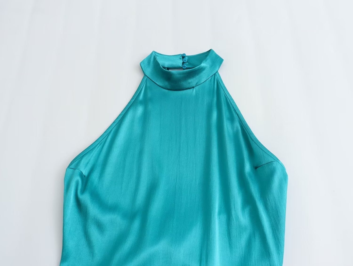 Tassel Hem Halter Midi Dress - Kelly Obi New York