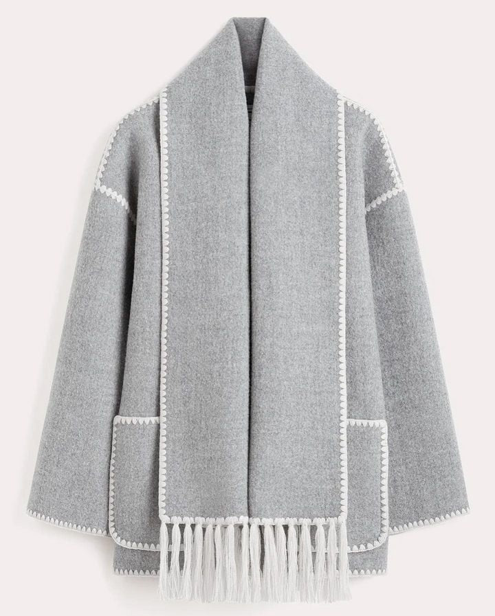 Tassel Scarf Collar Jacket - Final Sale - Kelly Obi New York