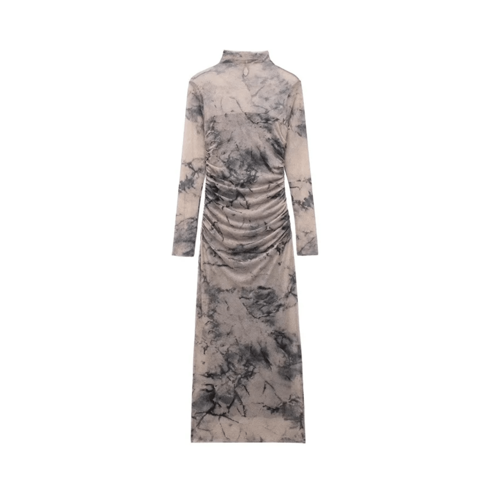 Tie Dye Pleated Midi Dress - Kelly Obi New York