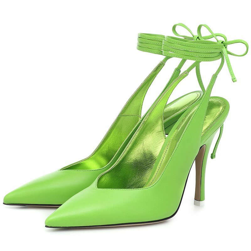 Tie Up Women's Pumps - Kelly Obi New York