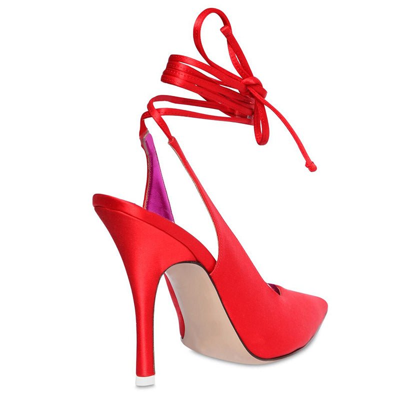 Tie Up Women's Pumps - Kelly Obi New York