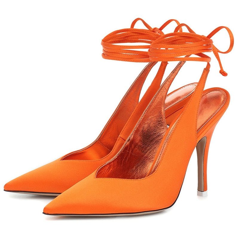 Tie Up Women's Pumps - Kelly Obi New York