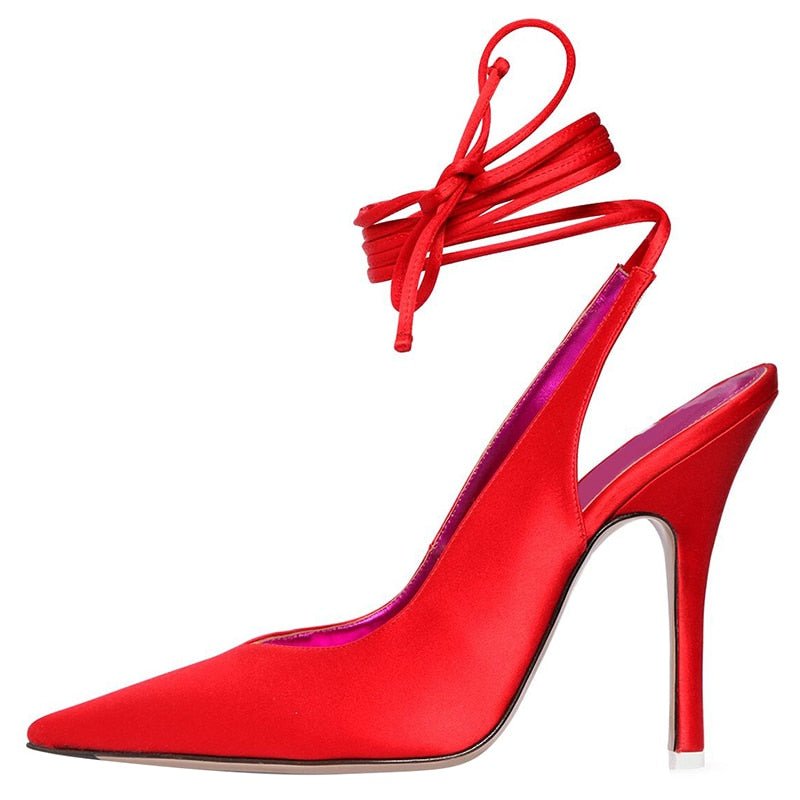 Tie Up Women's Pumps - Kelly Obi New York