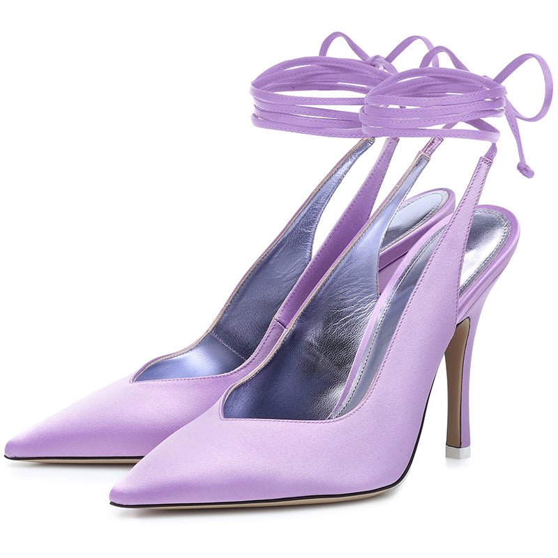 Tie Up Women's Pumps - Kelly Obi New York