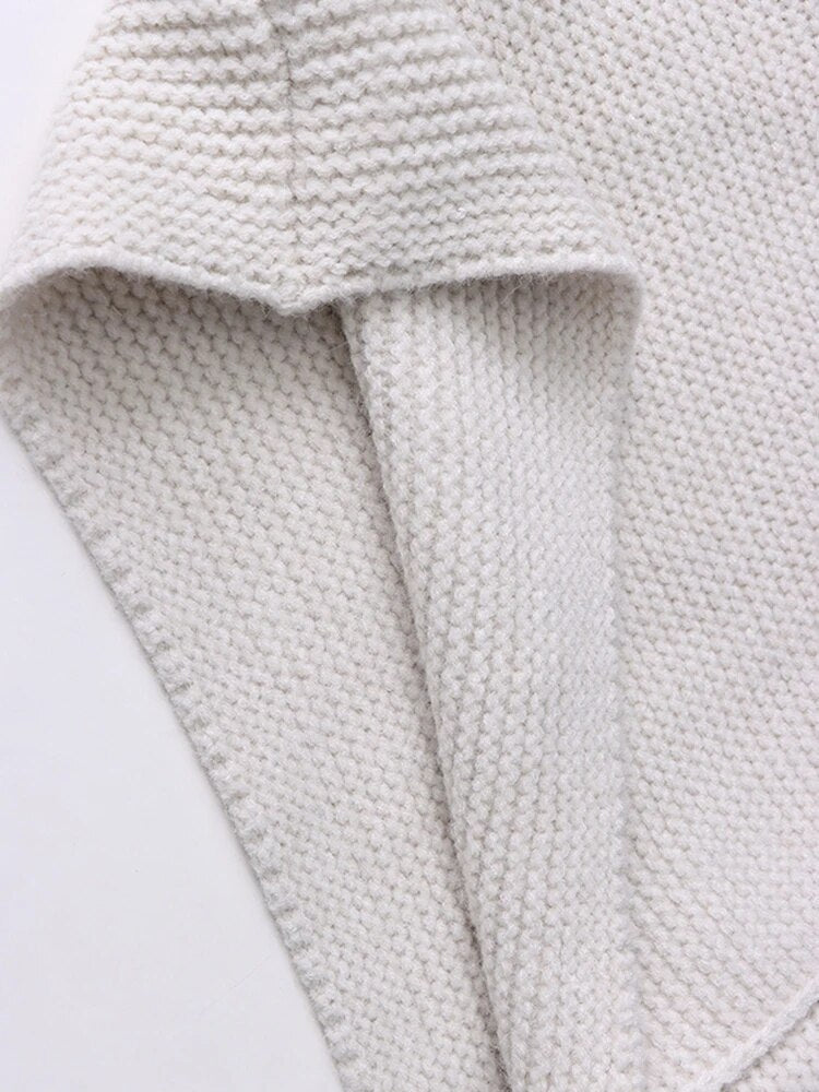 Tie Waist Knitted Loose Cardigan - Kelly Obi New York