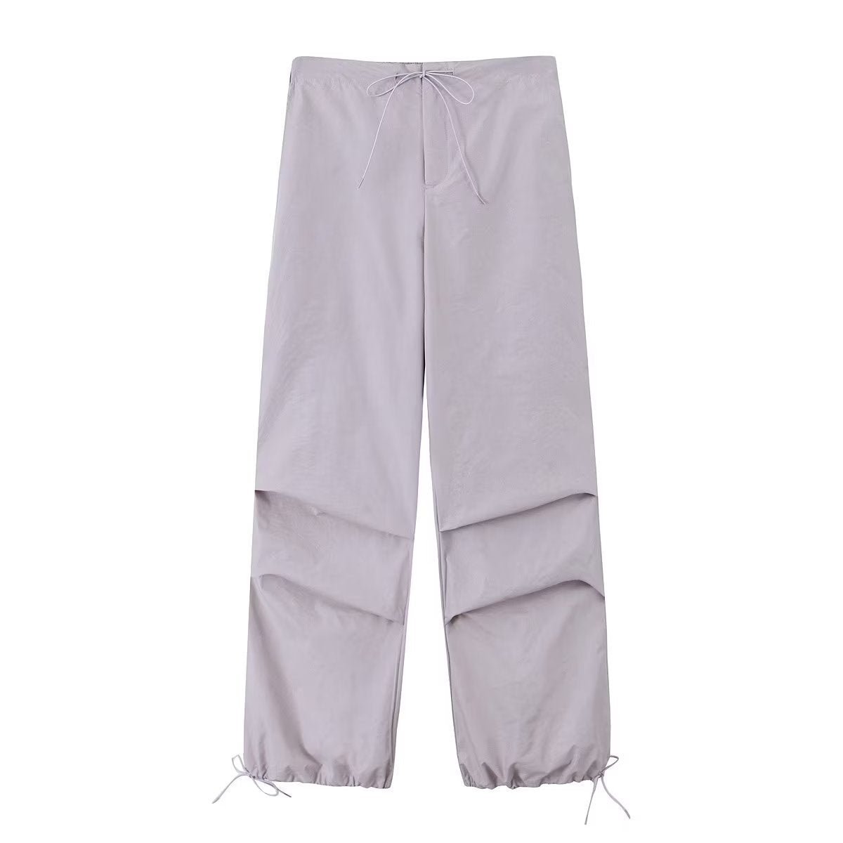 Tie Waist Pleated Baggy Sweatpants - Kelly Obi New York