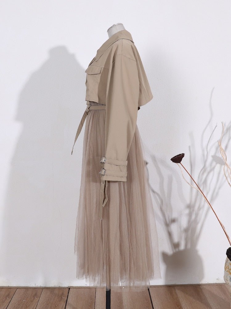 Tulle Trench Coat - Kelly Obi New York