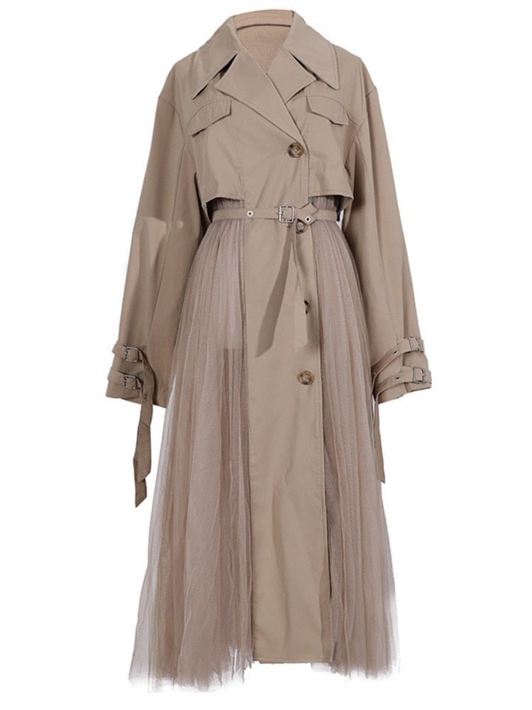 Tulle Trench Coat - @_rayyaansari - Kelly Obi New York