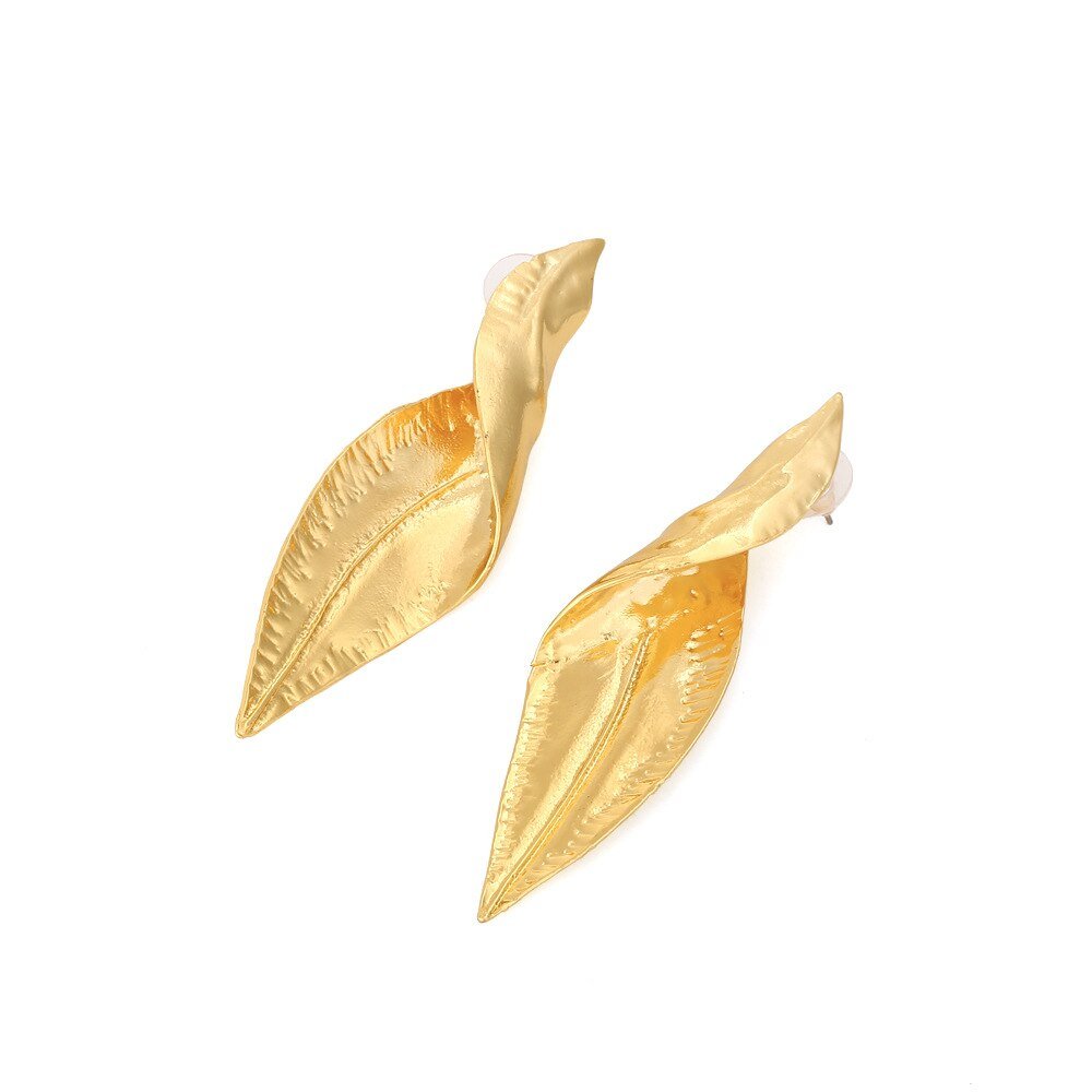 Twisted Leaf Earrings - Kelly Obi New York