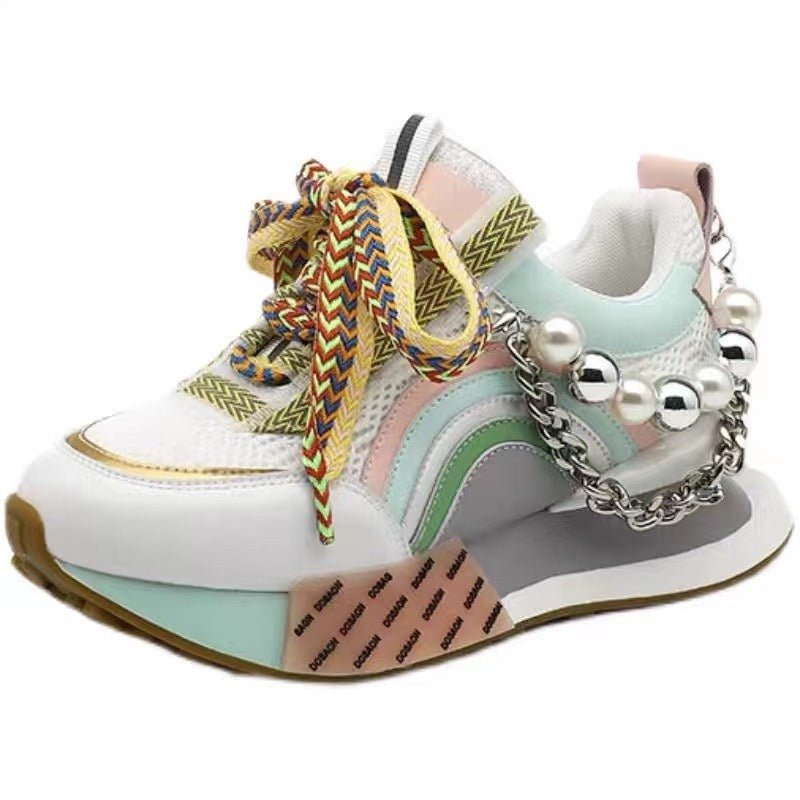 Whimsical Rainbow Sneakers - Kelly Obi New York