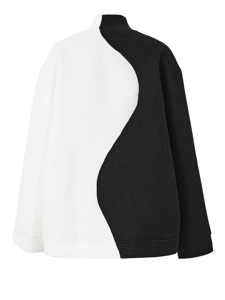 YinYang Curved Zip Jacket - Kelly Obi New York