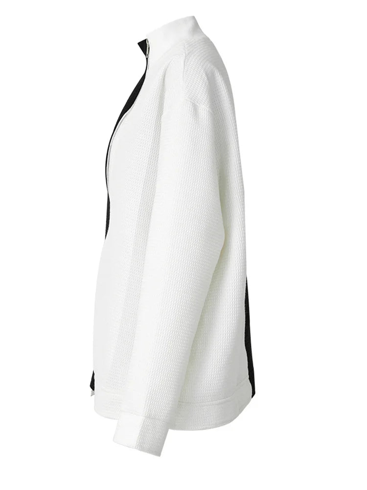 YinYang Curved Zip Jacket - Kelly Obi New York