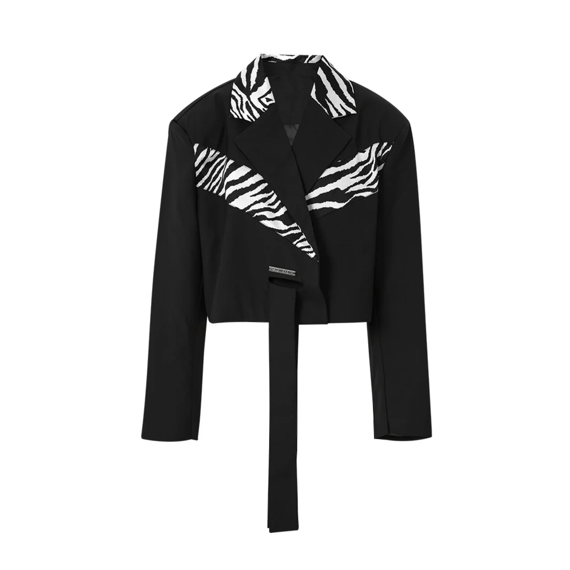 Zebra Accents Short Jacket - Kelly Obi New York